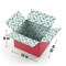 Great Papers! GiftIn Corrugated Shipping Box, Christmas Floral for Gifts, Birthdays, Holidays, and Care Packages, 2 Pack
